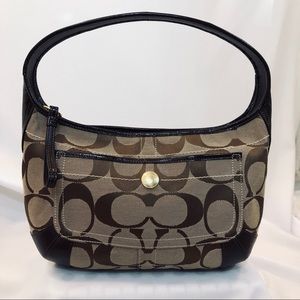 Authentic Coach Signature Hobo Bag!